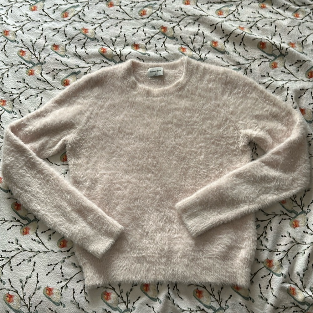 Sunday Best cozy pink sweater